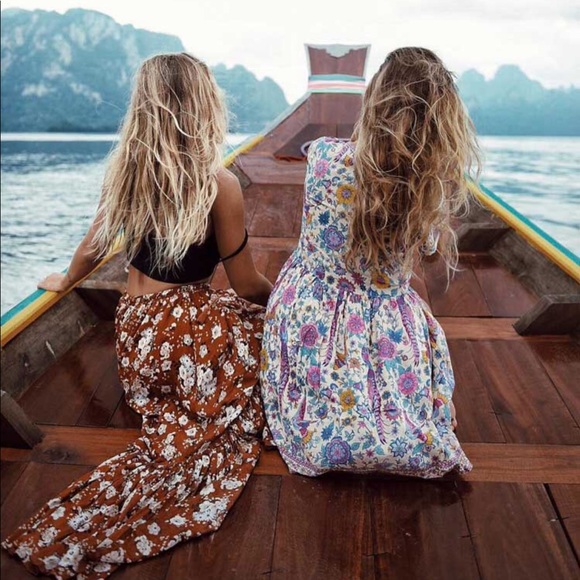 Paisley Mini Boho Dress - Picture 2 of 8